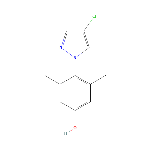 4-(4-chloropyrazol-1-yl)-3,5-dimethylphenol (CAS: 1393125-89-7) - Related Chemical Product