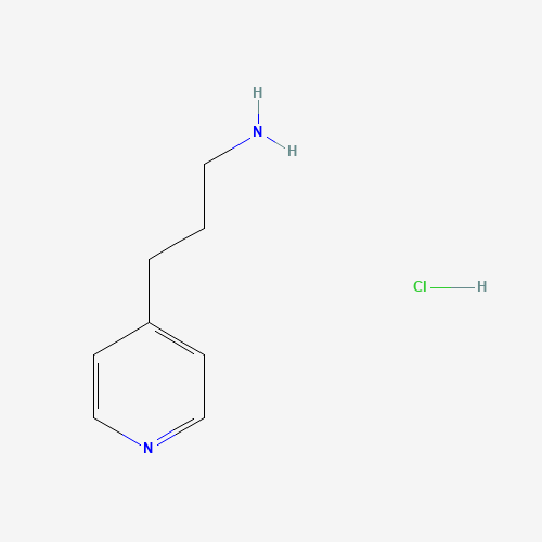 3-pyridin-4-ylpropan-1-amine;hydrochloride (CAS: 84359-20-6) - Chemical Structure and Molecular Formula 
