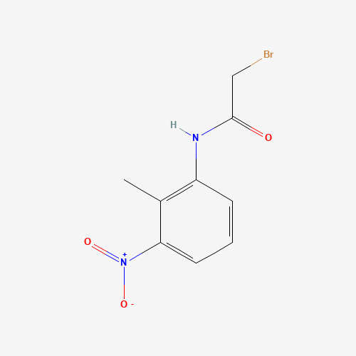 2-bromo-N-(2-methyl-3-nitrophenyl)acetamide (CAS: 1138445-67-6) - Chemical Structure and Molecular Formula 
