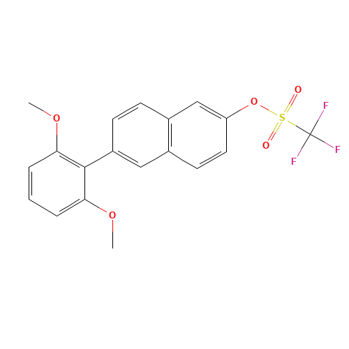 [6-(2,6-dimethoxyphenyl)naphthalen-2-yl] trifluoromethanesulfonate (CAS: 623146-11-2) - Related Chemical Product