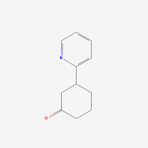 3-pyridin-2-ylcyclohexan-1-one (CAS: 110225-73-5) - Chemical Structure and Molecular Formula 
