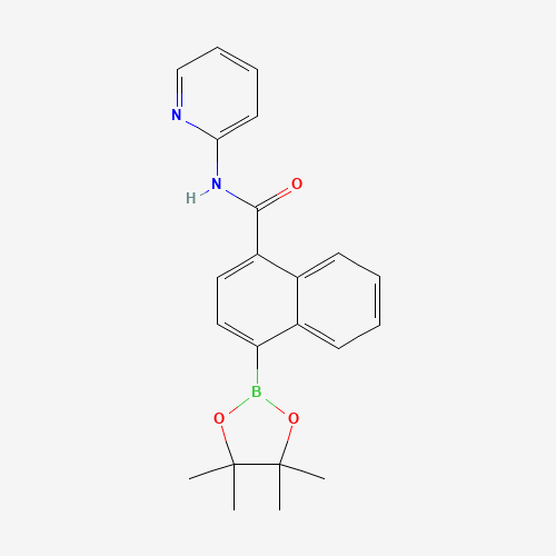 N-pyridin-2-yl-4-(4,4,5,5-tetramethyl-1,3,2-dioxaborolan-2-yl)naphthalene-1-carboxamide (CAS: 1419221-54-7) - Related Chemical Product