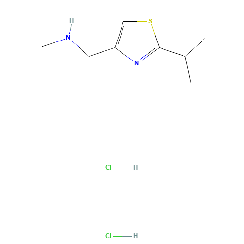 N-methyl-1-(2-propan-2-yl-1,3-thiazol-4-yl)methanamine;dihydrochloride (CAS: 1185167-55-8) - Related Chemical Product