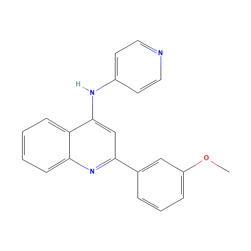 2-(3-methoxyphenyl)-N-pyridin-4-ylquinolin-4-amine (CAS: 1303557-09-6) - Related Chemical Product