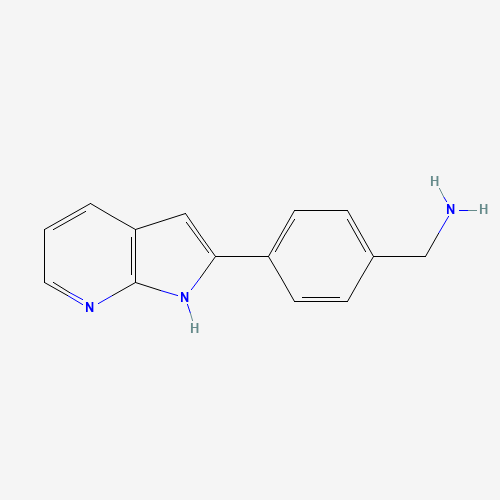 [4-(1H-pyrrolo[2,3-b]pyridin-2-yl)phenyl]methanamine (CAS: 1346526-40-6) - Related Chemical Product