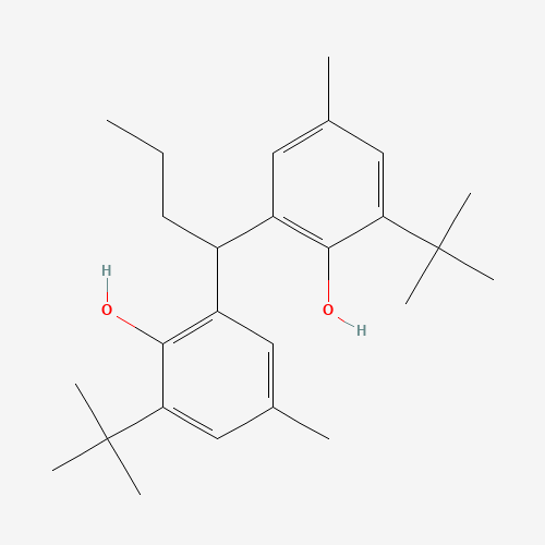 2-tert-butyl-6-[1-(3-tert-butyl-2-hydroxy-5-methylphenyl)butyl]-4-methylphenol (CAS: 4081-14-5) - Related Chemical Product