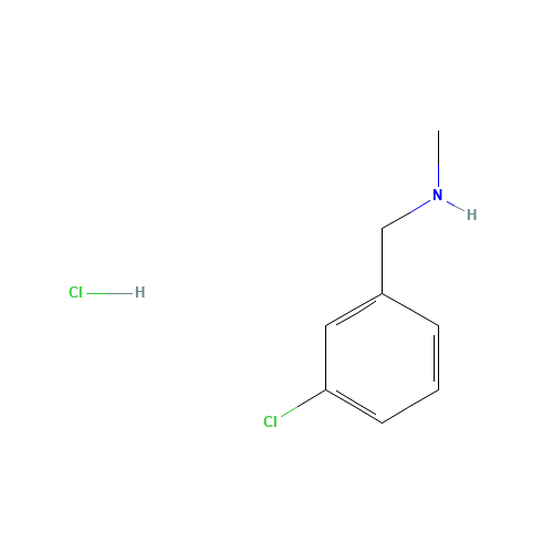 1-(3-chlorophenyl)-N-methylmethanamine;hydrochloride (CAS: 90389-46-1) - Related Chemical Product