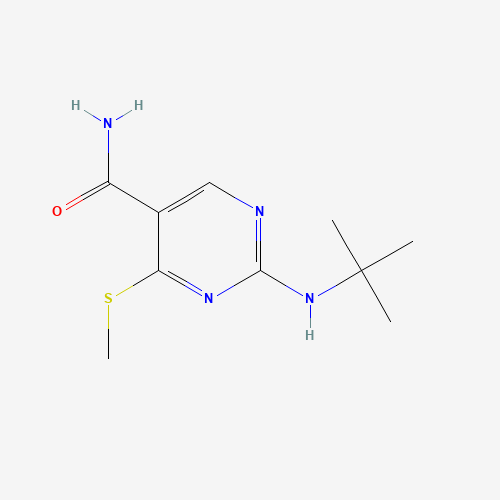 2-(tert-butylamino)-4-methylsulfanylpyrimidine-5-carboxamide (CAS: 1403865-01-9) - Related Chemical Product