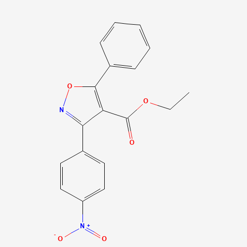 ethyl 3-(4-nitrophenyl)-5-phenyl-1,2-oxazole-4-carboxylate (CAS: 1188080-18-3) - Related Chemical Product