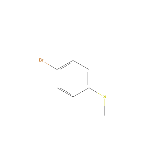 1-bromo-2-methyl-4-methylsulfanylbenzene (CAS: 90532-02-8) - Related Chemical Product