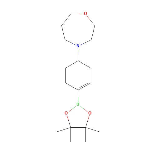 4-[4-(4,4,5,5-tetramethyl-1,3,2-dioxaborolan-2-yl)cyclohex-3-en-1-yl]-1,4-oxazepane (CAS: 1046793-60-5) - Related Chemical Product