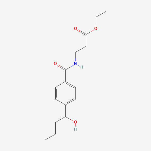 ethyl 3-[[4-(1-hydroxybutyl)benzoyl]amino]propanoate (CAS: 1393126-08-3) - Related Chemical Product