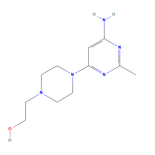 2-[4-(6-amino-2-methylpyrimidin-4-yl)piperazin-1-yl]ethanol (CAS: 723510-50-7) - Related Chemical Product