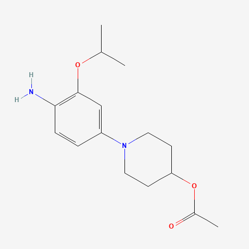 [1-(4-amino-3-propan-2-yloxyphenyl)piperidin-4-yl] acetate (CAS: 1462950-74-8) - Related Chemical Product