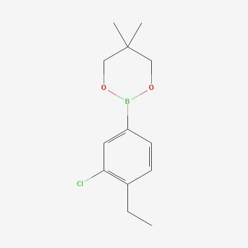2-(3-chloro-4-ethylphenyl)-5,5-dimethyl-1,3,2-dioxaborinane (CAS: 1310949-86-0) - Related Chemical Product