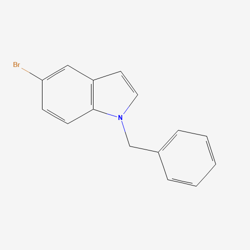 1-benzyl-5-bromoindole (CAS: 10075-51-1) - Chemical Structure and Molecular Formula 