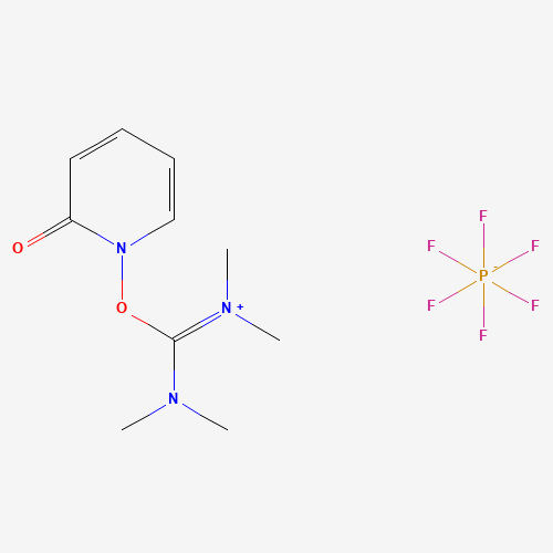 [dimethylamino-(2-oxopyridin-1-yl)oxymethylidene]-dimethylazanium;hexafluorophosphate (CAS: 364047-51-8) - Chemical Structure and Molecular Formula 