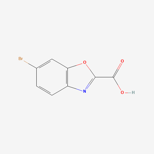 6-bromo-1,3-benzoxazole-2-carboxylic acid (CAS: 944907-30-6) - Chemical Structure and Molecular Formula 