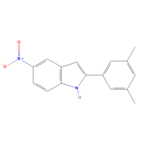 2-(3,5-dimethylphenyl)-5-nitro-1H-indole (CAS: 192774-00-8) - Related Chemical Product