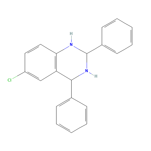 6-chloro-2,4-diphenyl-1,2,3,4-tetrahydroquinazoline (CAS: 84570-94-5) - Related Chemical Product