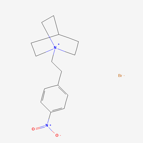 1-[2-(4-nitrophenyl)ethyl]-1-azoniabicyclo[2.2.2]octane;bromide (CAS: 73997-48-5) - Related Chemical Product
