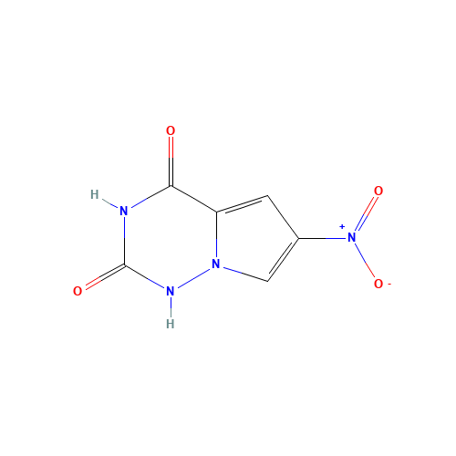 6-nitro-1H-pyrrolo[2,1-f][1,2,4]triazine-2,4-dione (CAS: 1245644-73-8) - Related Chemical Product