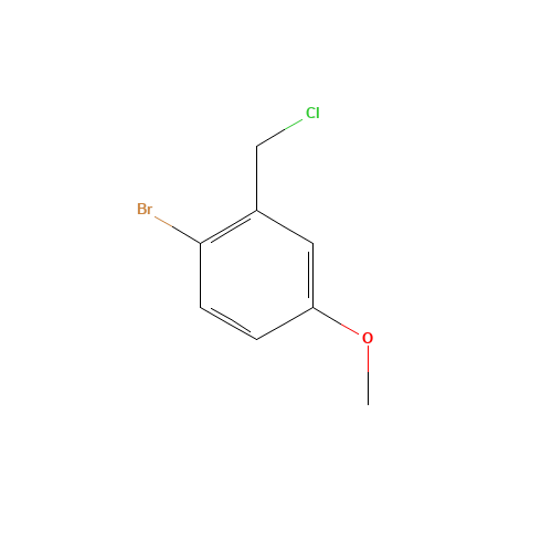 1-bromo-2-(chloromethyl)-4-methoxybenzene (CAS: 66192-25-4) - Related Chemical Product