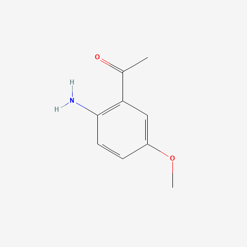 1-(2-amino-5-methoxyphenyl)ethanone (CAS: 23042-77-5) - Chemical Structure and Molecular Formula 