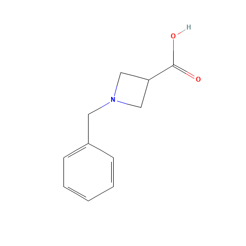1-benzylazetidine-3-carboxylic acid (CAS: 94985-27-0) - Chemical Structure and Molecular Formula 