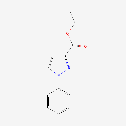 ethyl 1-phenylpyrazole-3-carboxylate (CAS: 115315-95-2) - Chemical Structure and Molecular Formula 