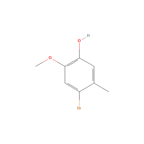 4-bromo-2-methoxy-5-methylphenol (CAS: 40992-09-4) - Related Chemical Product