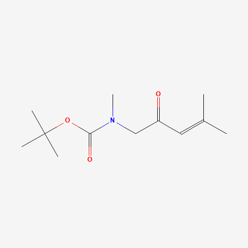 tert-butyl N-methyl-N-(4-methyl-2-oxopent-3-enyl)carbamate (CAS: 187658-99-7) - Related Chemical Product