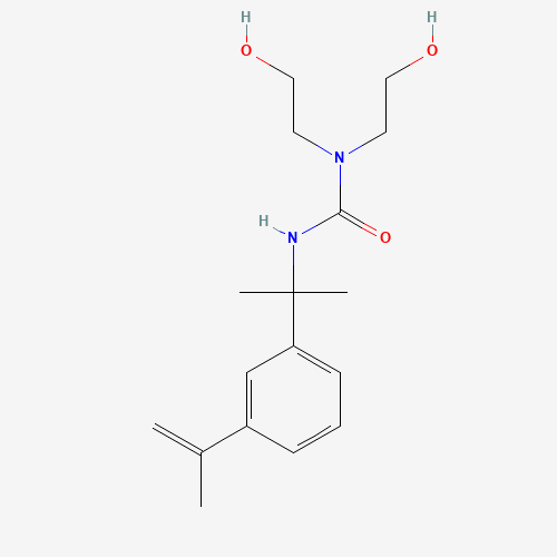1,1-bis(2-hydroxyethyl)-3-[2-(3-prop-1-en-2-ylphenyl)propan-2-yl]urea (CAS: 111256-33-8) - Related Chemical Product