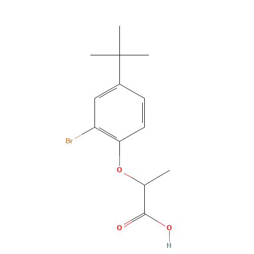 2-(2-bromo-4-tert-butylphenoxy)propanoic acid (CAS: 938235-70-2) - Related Chemical Product
