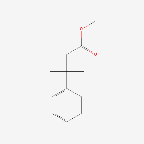 methyl 3-methyl-3-phenylbutanoate (CAS: 25080-84-6) - Chemical Structure and Molecular Formula 
