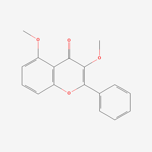 3,5-dimethoxy-2-phenylchromen-4-one (CAS: 78433-52-0) - Chemical Structure and Molecular Formula 