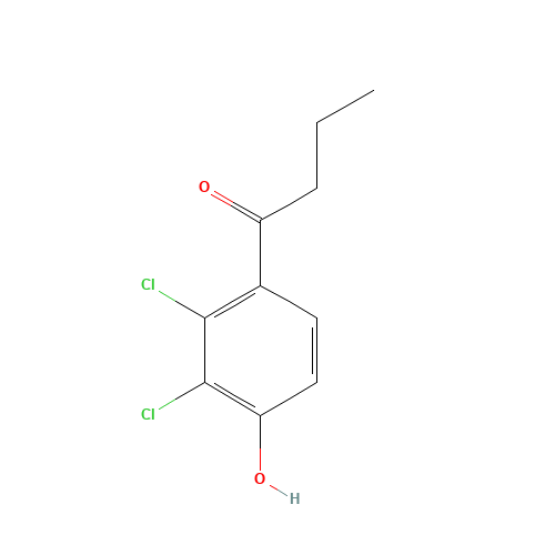 1-(2,3-dichloro-4-hydroxyphenyl)butan-1-one (CAS: 2350-46-1) - Related Chemical Product
