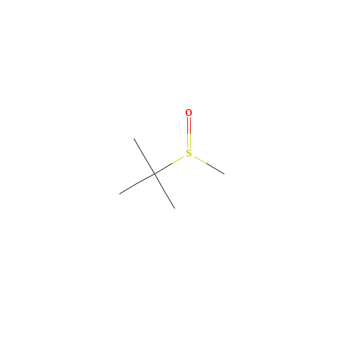 2-methyl-2-methylsulfinylpropane (CAS: 14094-11-2) - Chemical Structure and Molecular Formula 