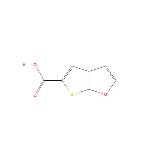 thieno[2,3-b]furan-5-carboxylic acid (CAS: 934246-40-9) - Chemical Structure and Molecular Formula 