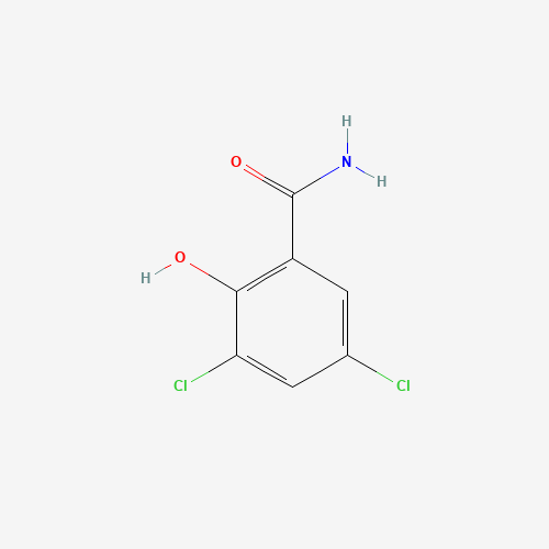 3,5-dichloro-2-hydroxybenzamide (CAS: 17892-26-1) - Chemical Structure and Molecular Formula 