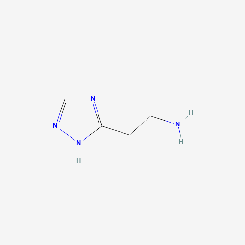 2-(1H-1,2,4-triazol-5-yl)ethanamine (CAS: 7728-75-8) - Chemical Structure and Molecular Formula 
