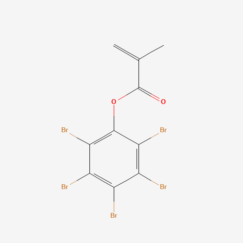 (2,3,4,5,6-pentabromophenyl) 2-methylprop-2-enoate (CAS: 18967-31-2) - Chemical Structure and Molecular Formula 