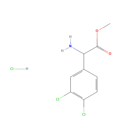 methyl 2-amino-2-(3,4-dichlorophenyl)acetate;hydrochloride (CAS: 1078611-21-8) - Related Chemical Product