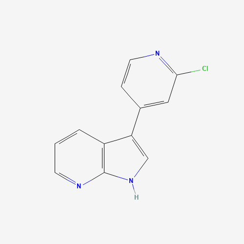 3-(2-chloropyridin-4-yl)-1H-pyrrolo[2,3-b]pyridine (CAS: 866545-78-0) - Related Chemical Product