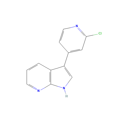 3-(2-chloropyridin-4-yl)-1H-pyrrolo[2,3-b]pyridine (CAS: 866545-78-0) - Related Chemical Product