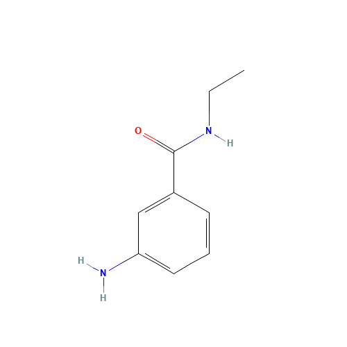 3-amino-N-ethylbenzamide (CAS: 81882-77-1) - Chemical Structure and Molecular Formula 