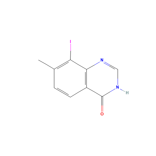 8-iodo-7-methyl-1H-quinazolin-4-one (CAS: 943602-97-9) - Chemical Structure and Molecular Formula 