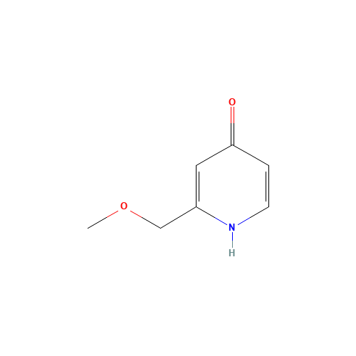 2-(methoxymethyl)-1H-pyridin-4-one (CAS: 343928-73-4) - Chemical Structure and Molecular Formula 