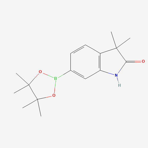 3,3-dimethyl-6-(4,4,5,5-tetramethyl-1,3,2-dioxaborolan-2-yl)-1H-indol-2-one (CAS: 1190861-74-5) - Related Chemical Product