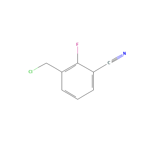 3-(chloromethyl)-2-fluorobenzonitrile (CAS: 1261682-61-4) - Chemical Structure and Molecular Formula 